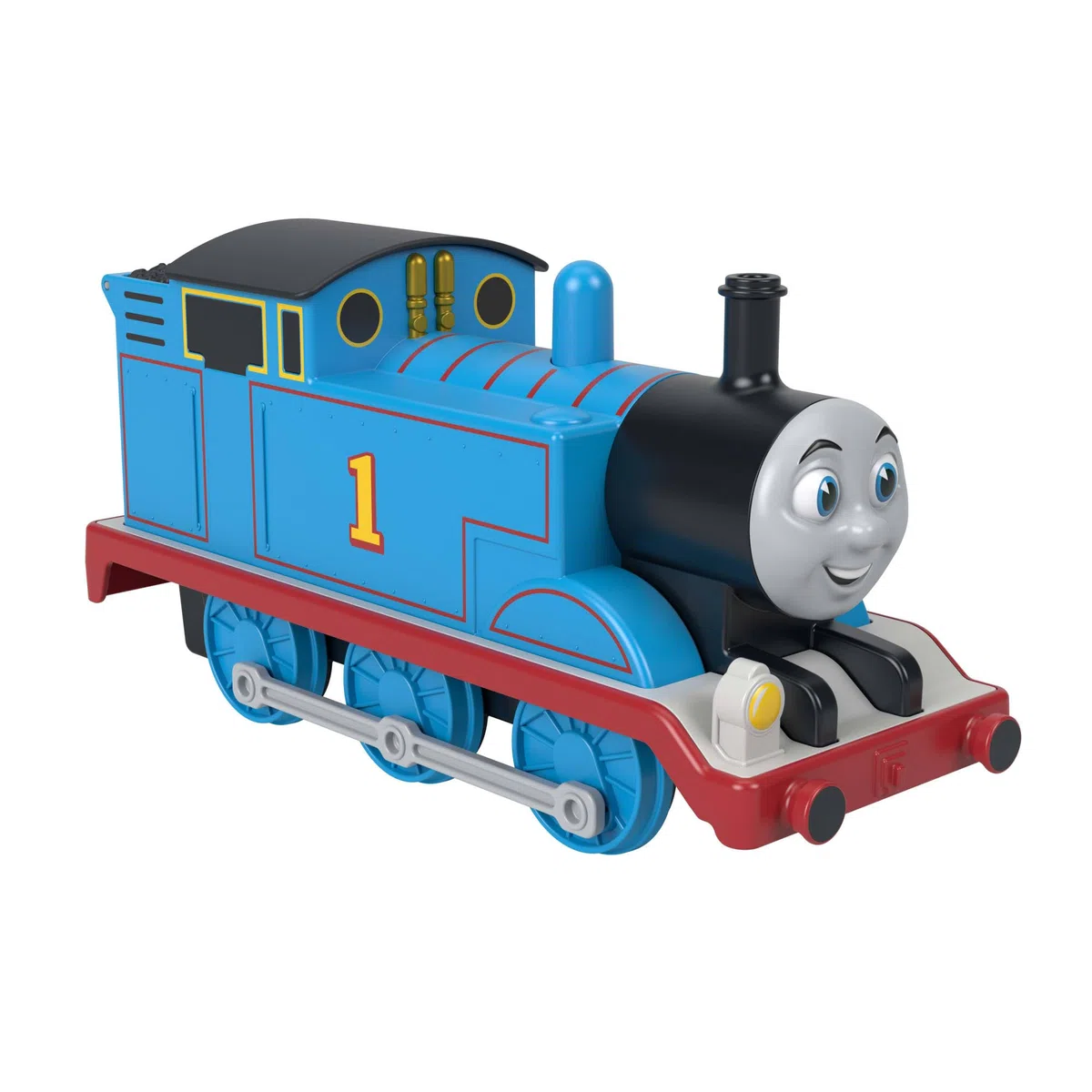 Il Trenino Thomas - Thomas con Super fischio, trenino di grandi dimensioni con vano portaoggetti incluso, premi il pulsante sulla cupola del vapore per riprodurre il fischio, JRW12