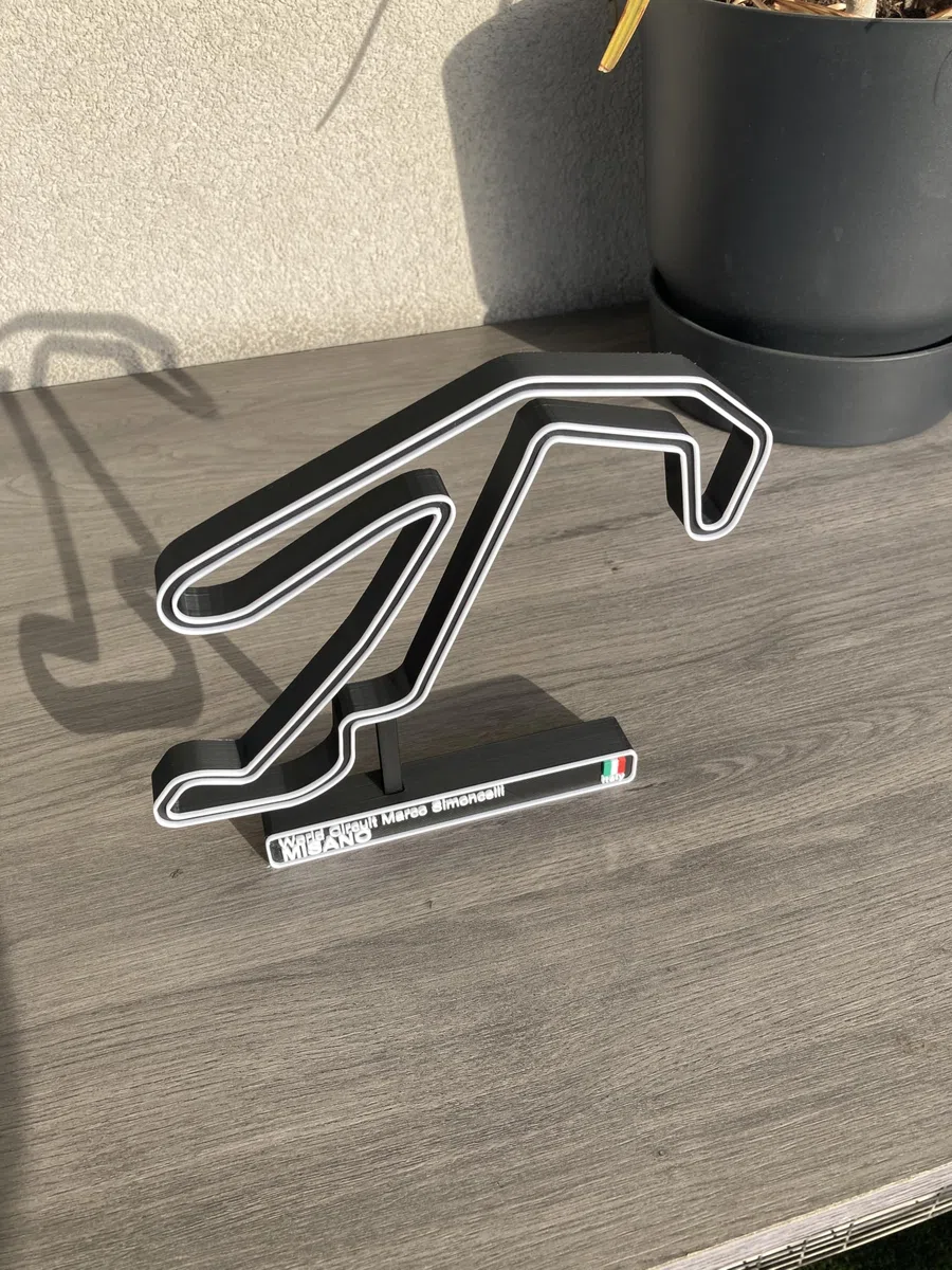 Circuito di Misano, Modello di Circuito di Corsa 3D, Decorazione Automobile