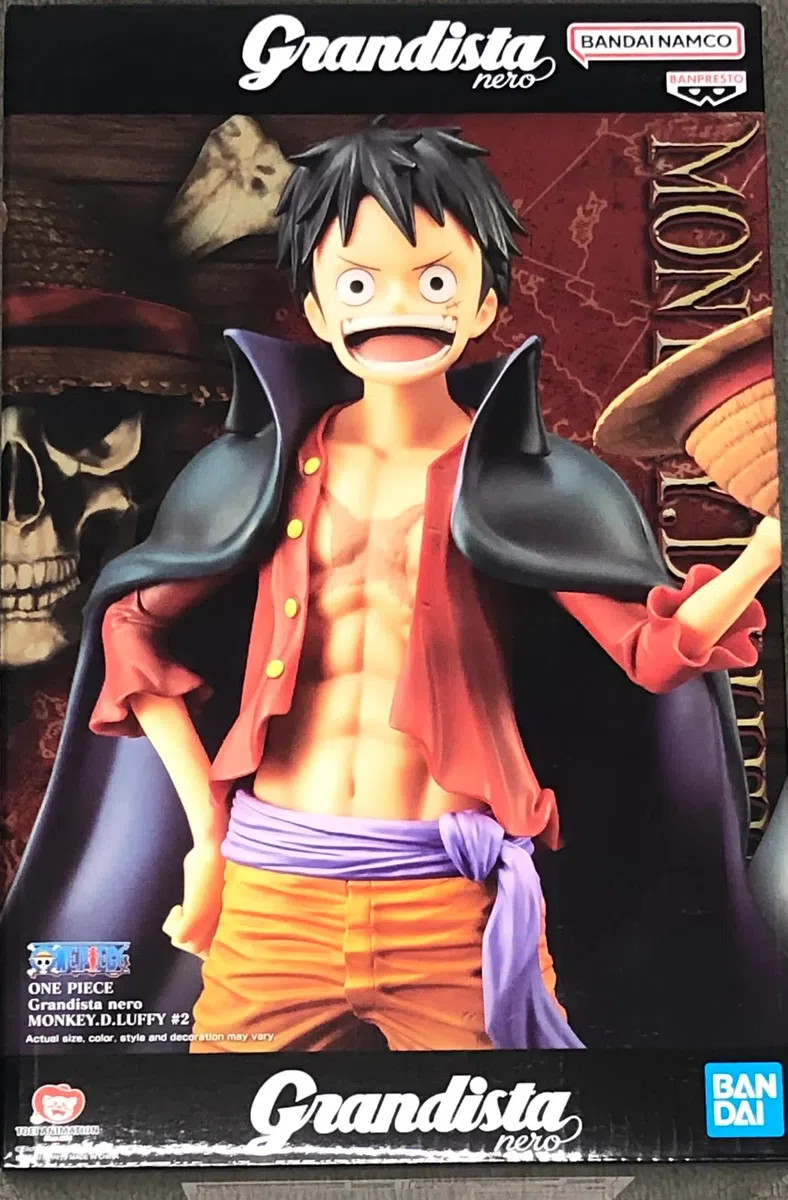 Banpresto D. Rufy One Piece-Monkey .D.Luffy-Figurine Grandista Nero 27cm, Multicolore, Mediano