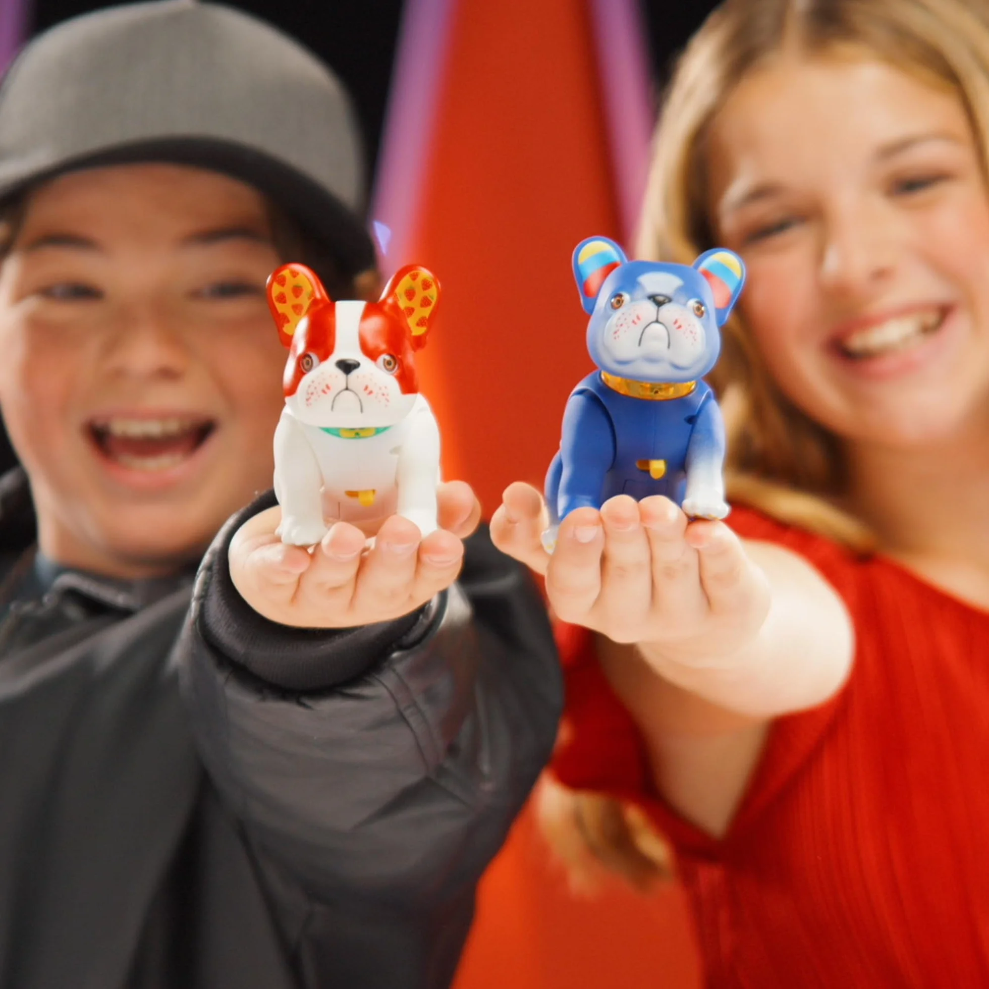 Rocco Giocattoli Kibo Love, Bulldog Francese Interattivo, per Bambini dai 5 anni in su, Due Modalià di Gioco
