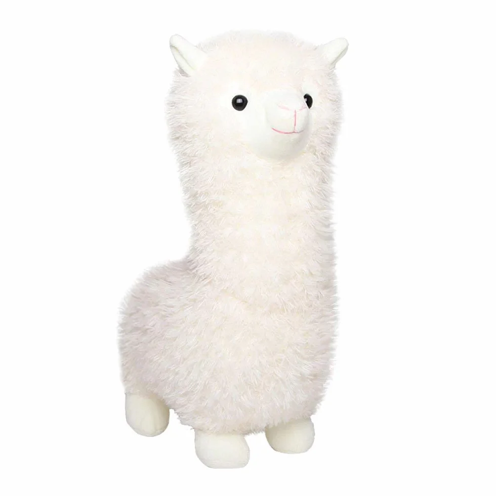 Spring Country - Peluche di alpaca a forma di lama, grande, 45 cm, morbido e soffice, regalo super kawaii per compleanno ragazze e amanti lavabile