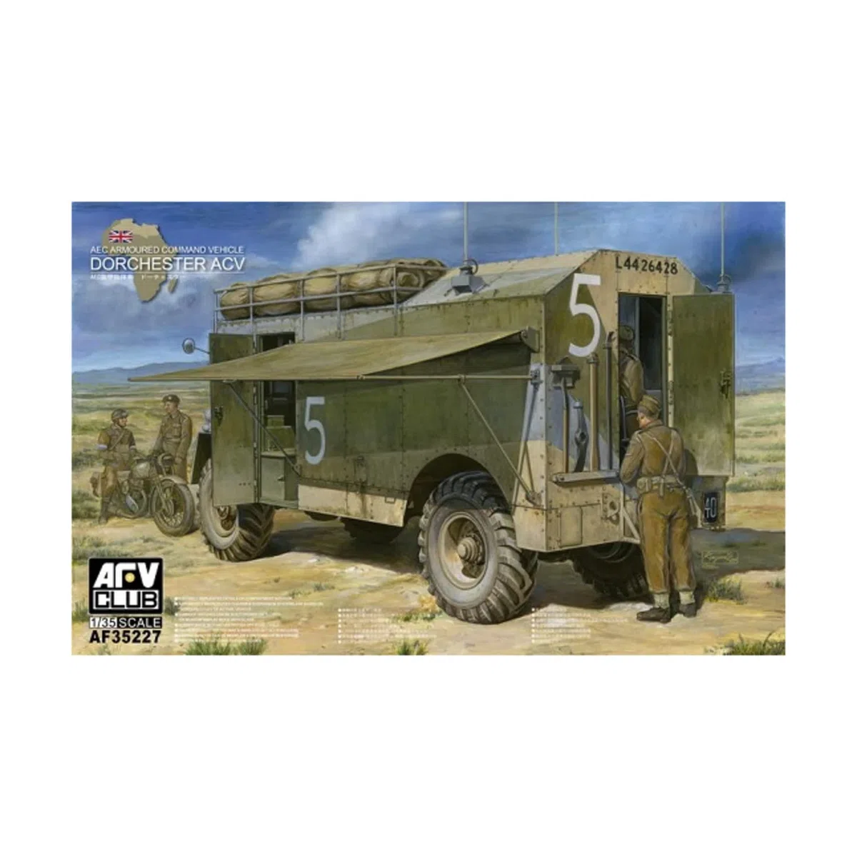 AFV Club AF35227 - Modellino Veicolo di Comando Dorchester in Scala 1:35