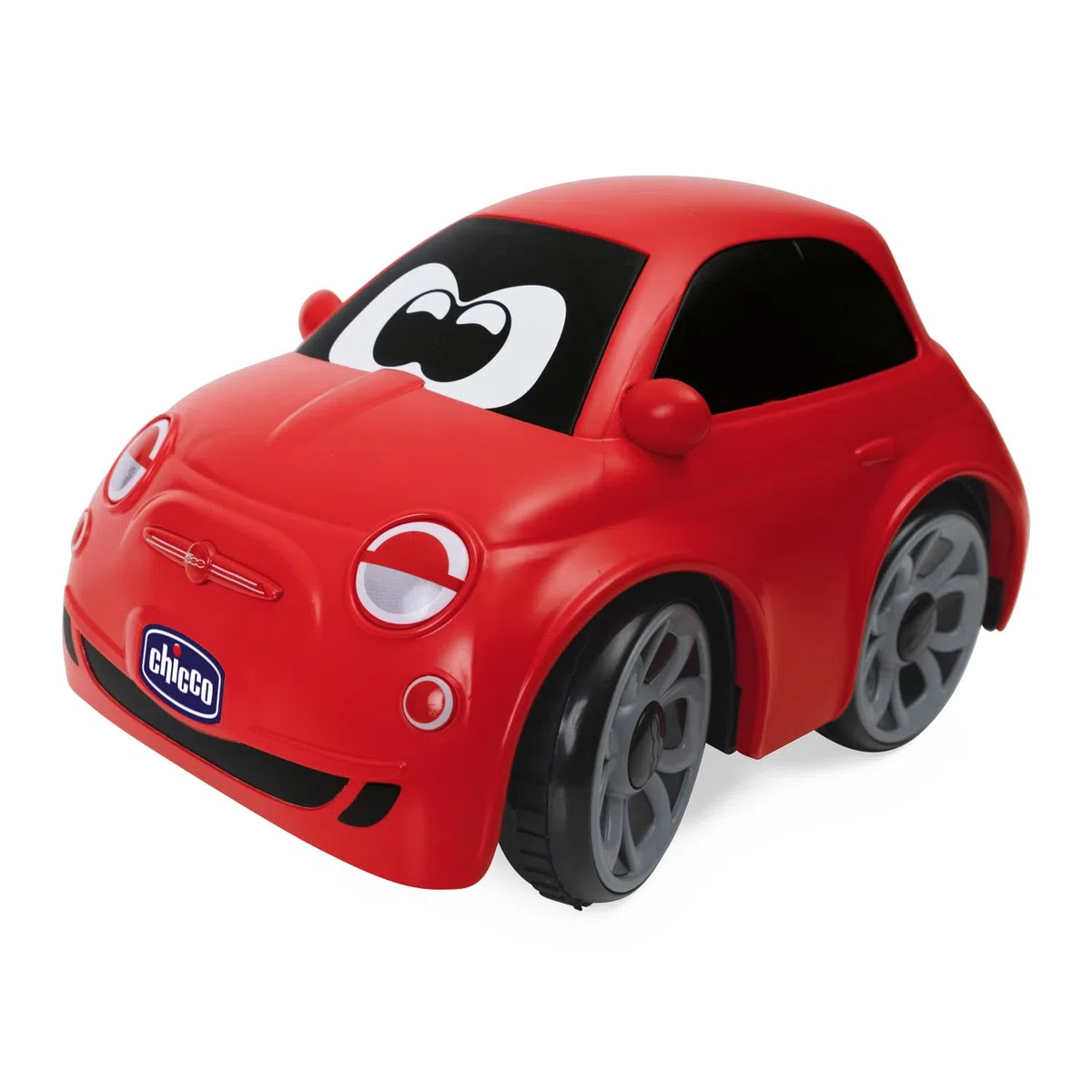 Chicco Fiat 500e, Macchina Telecomandata per Bambini, con Volante Radiocomando Intuitivo e Ergonomico, 2 Pulsanti, Suoni Reali Motore e Clacson, Giochi per Bambini 2-6 Anni