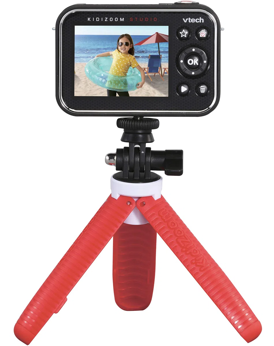 VTech KidiZoom Studio - Videocamera per bambini con giochi divertenti, effetti speciali, batteria ricaricabile, action camera per ragazzi e ragazze dai 5 anni in su