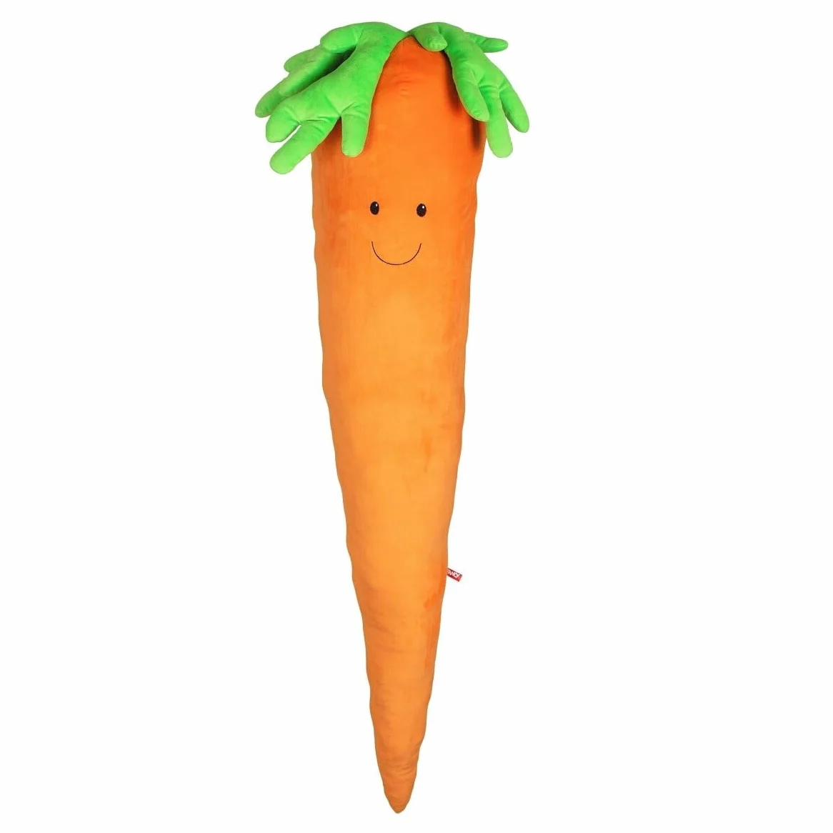 FANCY Carota Peluche Gigante 190 cm (160 cm di carota + 30 cm di foglie) – Dolce XXL Carino Cuscino Grande Regalo per Ragazze e Ragazzi