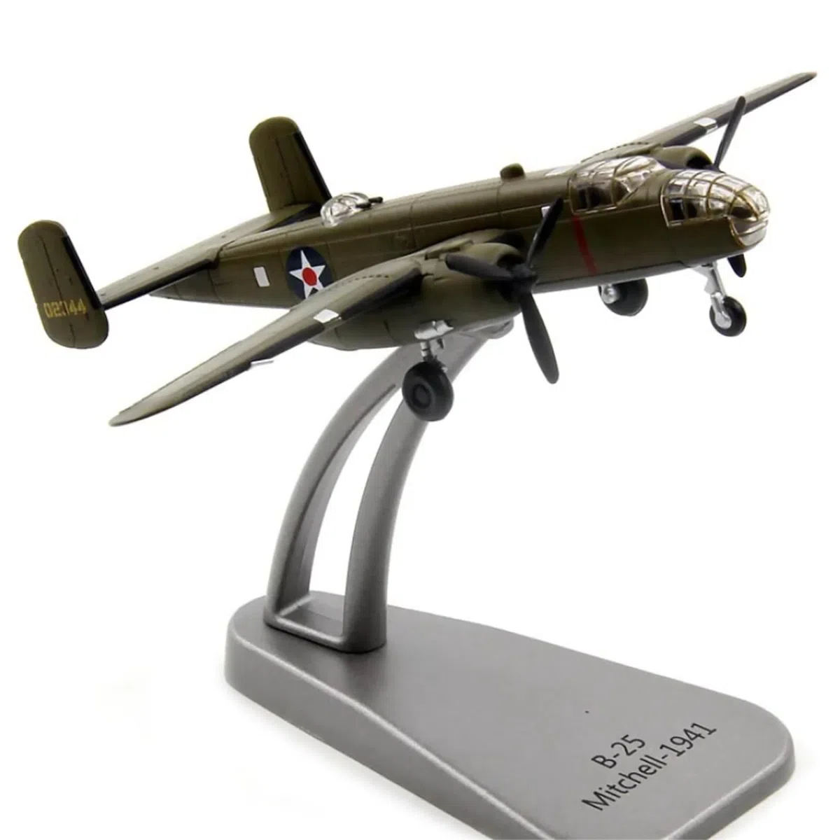 1:144 Modello di aeromobile, Lega B-25 Bomber Mitchell Modello di Aereo Militare Modello di Aereo per Collezione Regalo Display