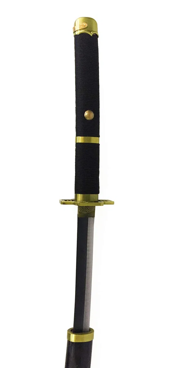 Katana Ornamentale Non AFFILATA Zoro SANDAI YUBASHIRI Nera One Piece da Collezione (ZS9461A)