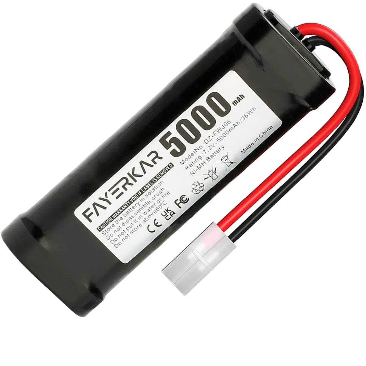 7.2V 5000mAh NiMH Batteria RC Batteria per RC Auto RC Camion RC Auto Boot Elicottero LKW Truggy RC Hobby