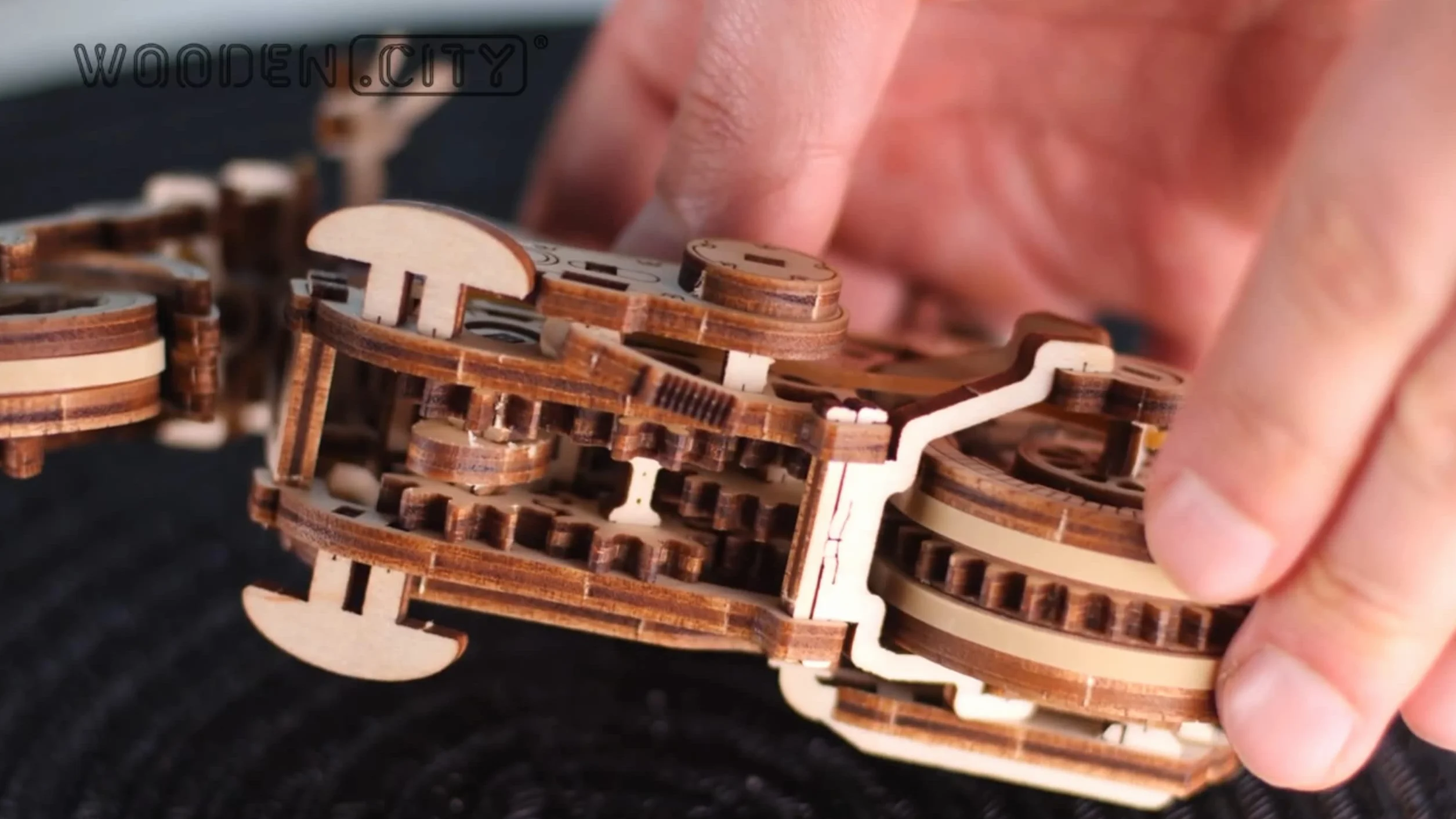 Wooden.City Kit Modello in Legno da Costruire Cruiser V-Twin - Puzzle 3D Moto - Meccanico - 3D Puzzle per Adulti e Adolescenti - Taglio Laser - Fai da Te