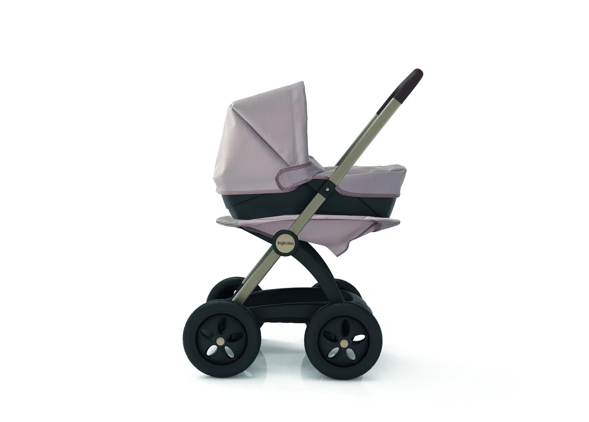 Smoby - Inglesina Combi 3 in 1 Iridio, con ovetto removibile e cappottina regolabile, si trasforma in passeggino, per bambini dai 18 mesi, 7600254483