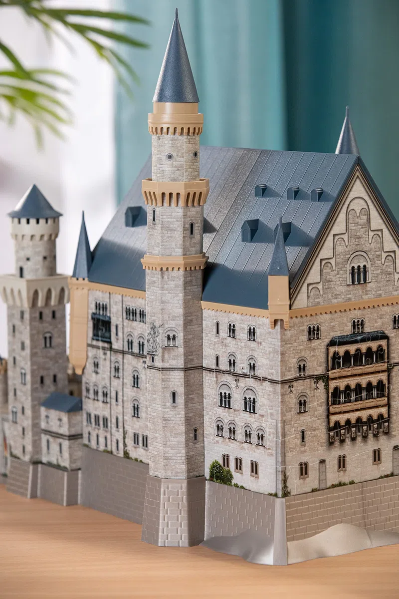Ravensburger Italy Puzzle 3D Castello Di Neuschwanstein, 12573, Multicolore, 216 Pezzi