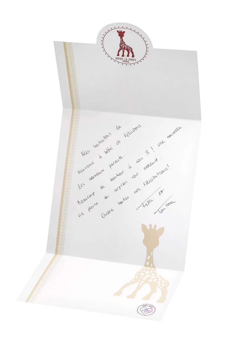 Sophie la Girafe - Cofanetto Nascita + Sonaglio Cuore - Dalla Nascita