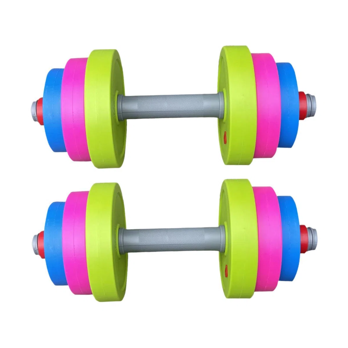 Giocattoli per bambini, set di attrezzi per sollevamento pesi, sviluppo precoce, incoraggiamento dell'interesse per lo sport nei bambini piccoli, finti, sport, palestra, Manico 12 cm
