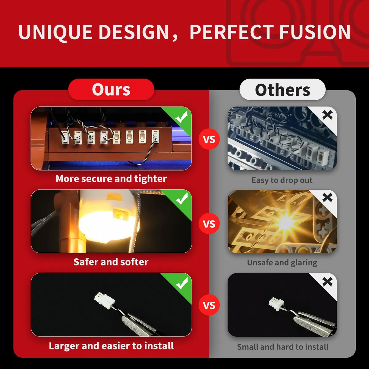 BRIKSMAX Kit Luci 2.0 per La Nave Endurance - Innovativo Kit Illuminazione LED Compatibile con Icone Lego 10335