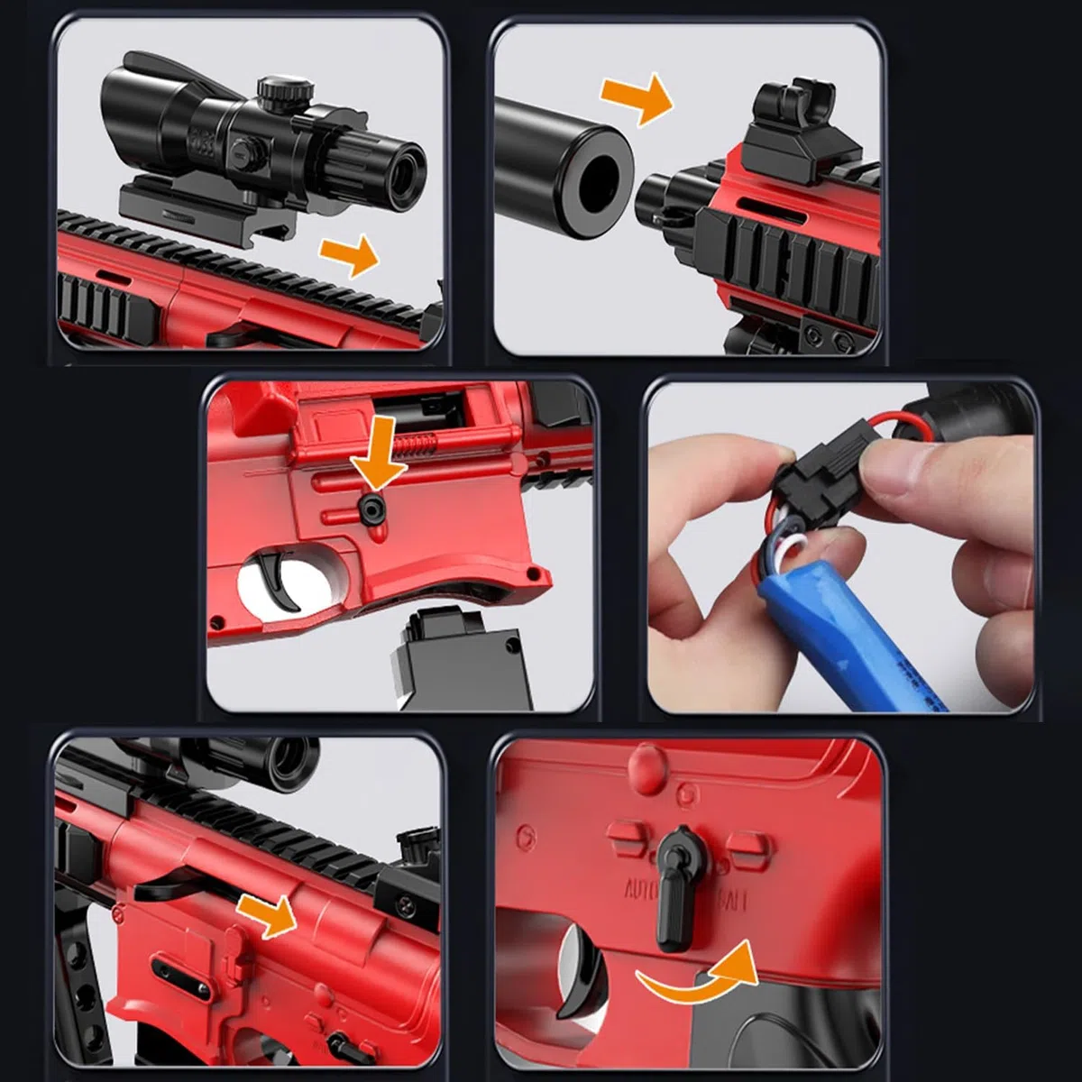 Pistola giocattolo, pistola giocattolo con proiettili morbidi, pistola con proiettili morbidi M416, blaster giocattolo in schiuma, pistola giocattolo per adulti e bambini dai 14 anni