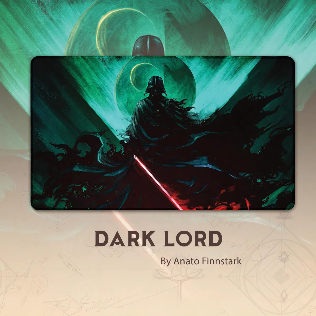 Dark Lord (Bordi cuciti) - Tappetino da Gioco MTG di Anato Finnstark - Compatibile con Tappetino da Gioco Magic The Gathering - Gioca a MTG, YuGiOh, TCG - Disegni Originali