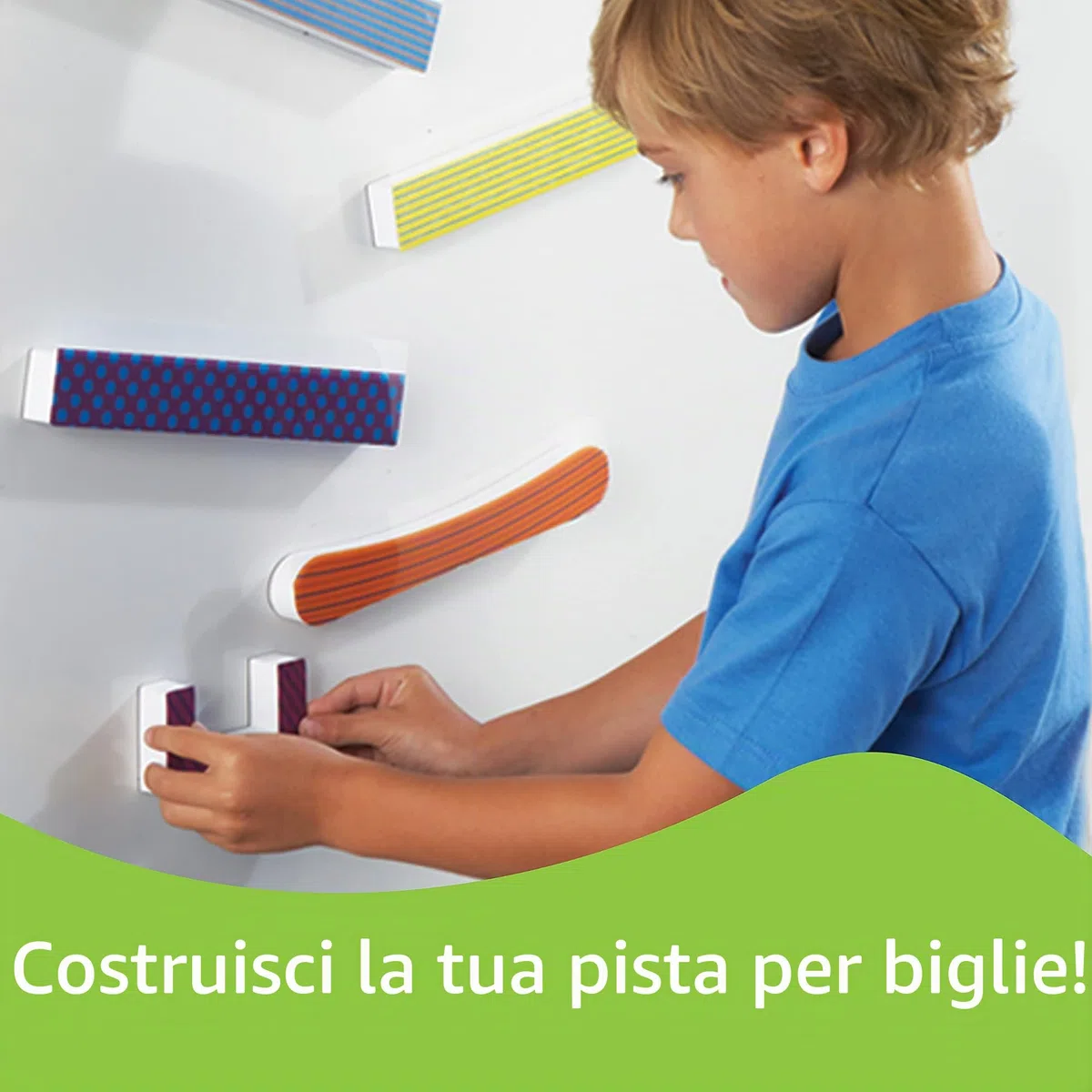 Learning Resources Pista per biglie Magnetica Tumble Trax