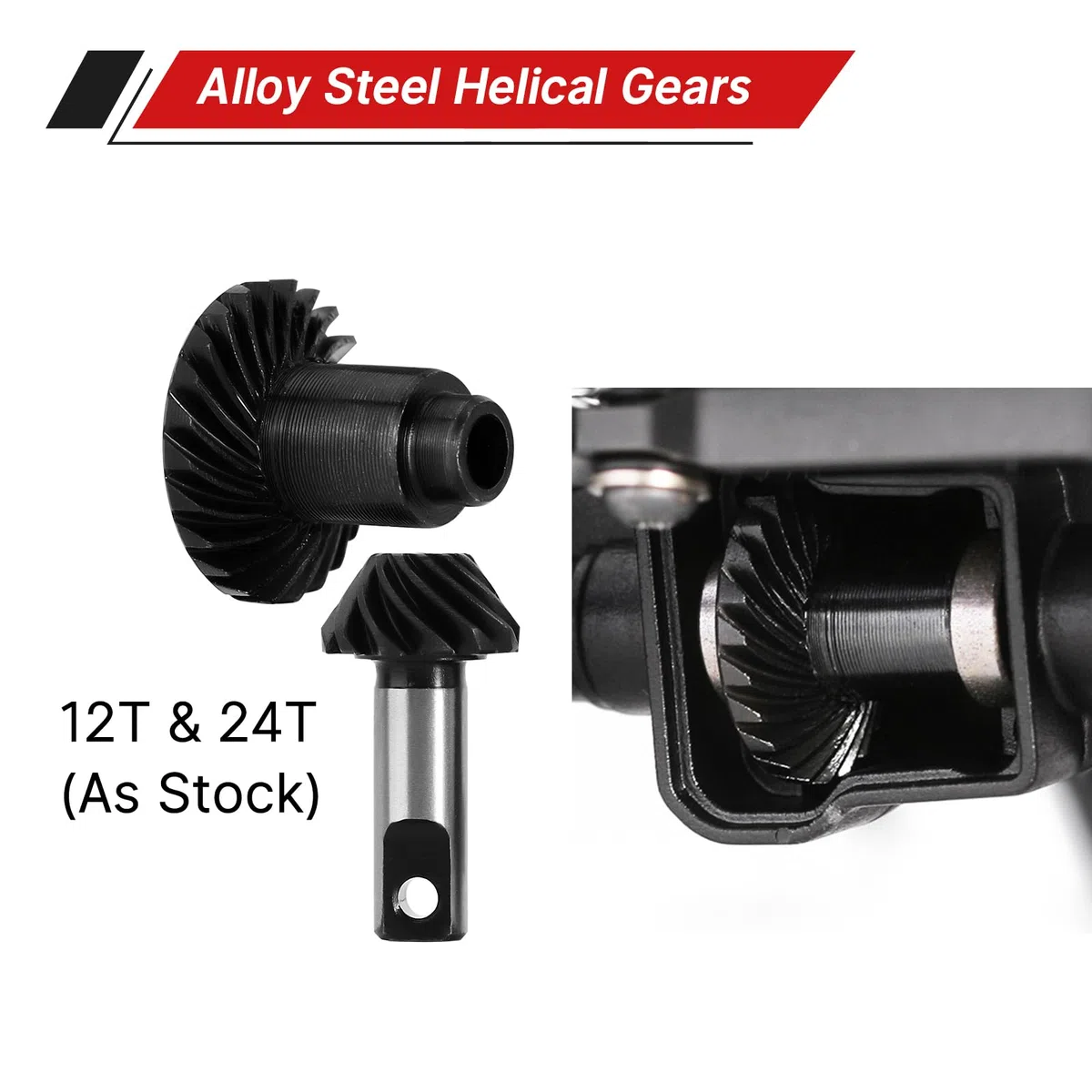 INJORA Posteriore Anteriore Anteriore +4mm Esteso Alluminio CNC ASSE per TRX4M Upgrade 1/18 RC Crawler