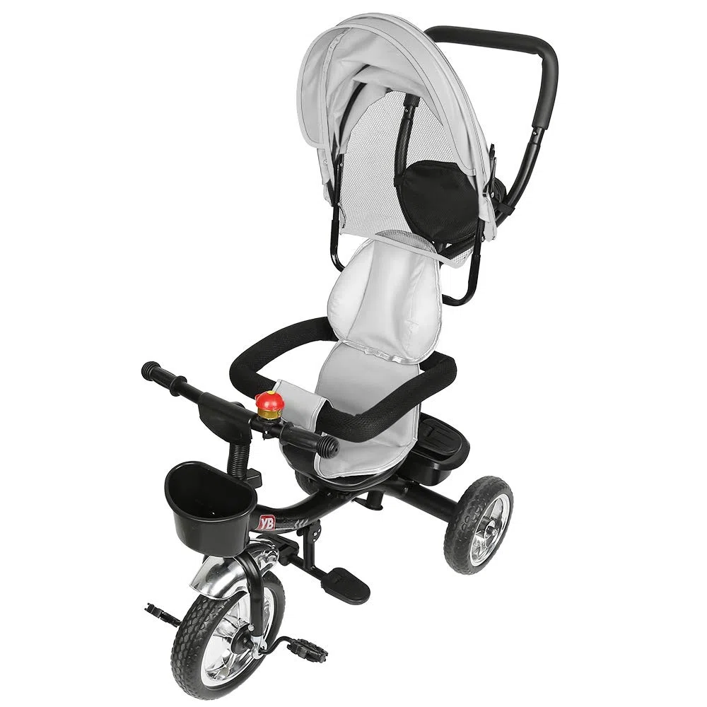 Triciclo per Bambini Bicicletta Equilibrio Sedile e Maniglia Regolabili4 IN 1 Triciclo per Bambini con Maniglia di Spinta per Genitori per 1-3 Anni Ragazzi Ragazze
