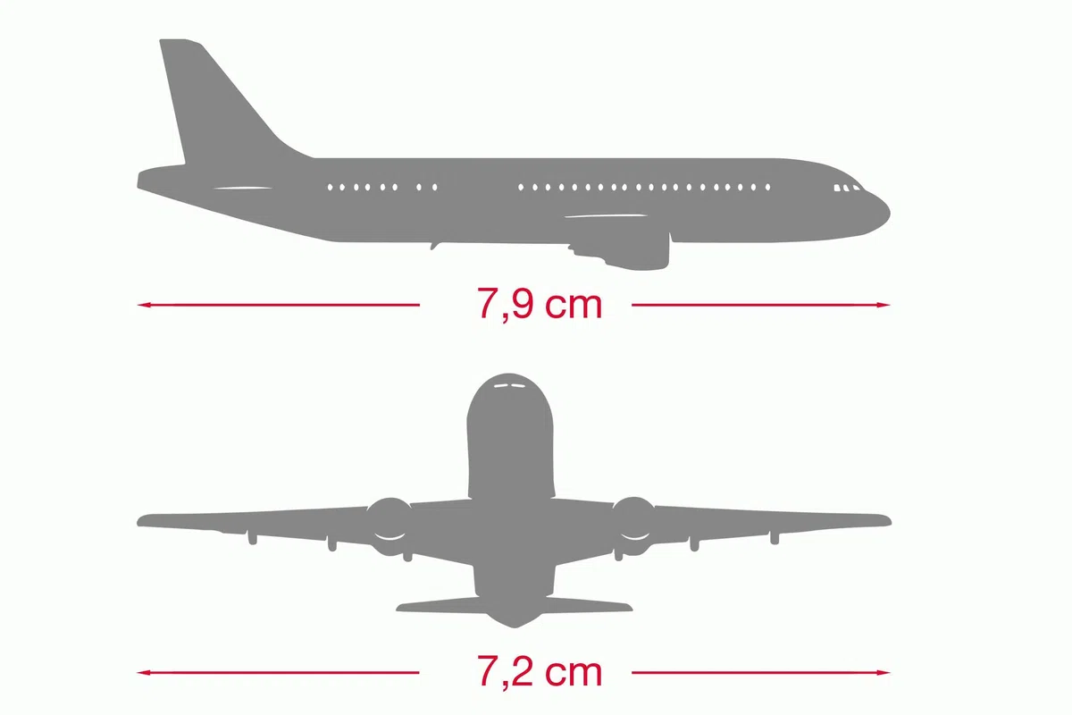 Herpa Modellino aereo GOL Linhas Aéreas Boeing 737 Max 8 – PR-XMX, miniatura in scala 1:500, pezzo da collezione, modello di aereo senza base, metallo