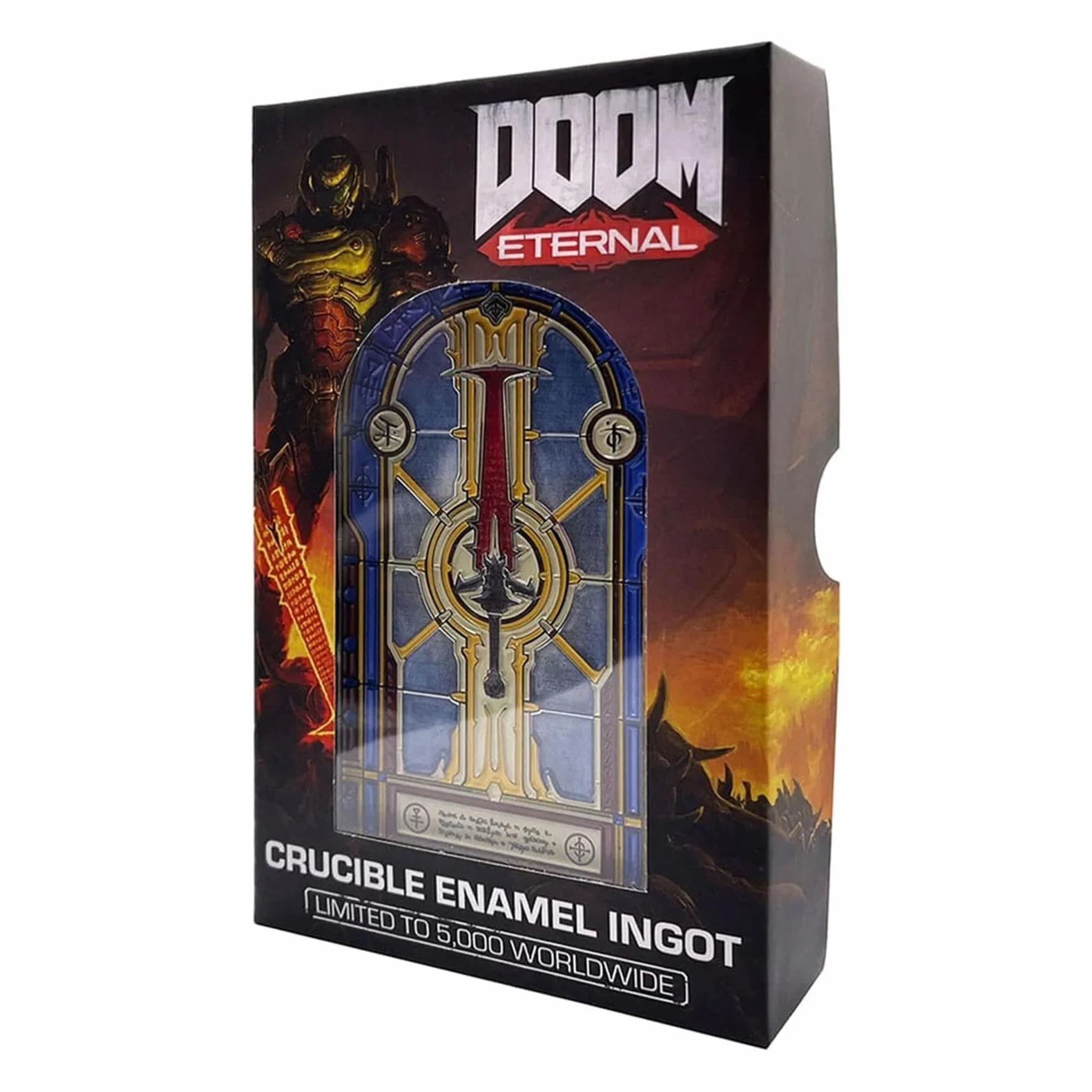 Doom Limited Edition Crogiolo Spada Vetrata Vetrata Lingotto