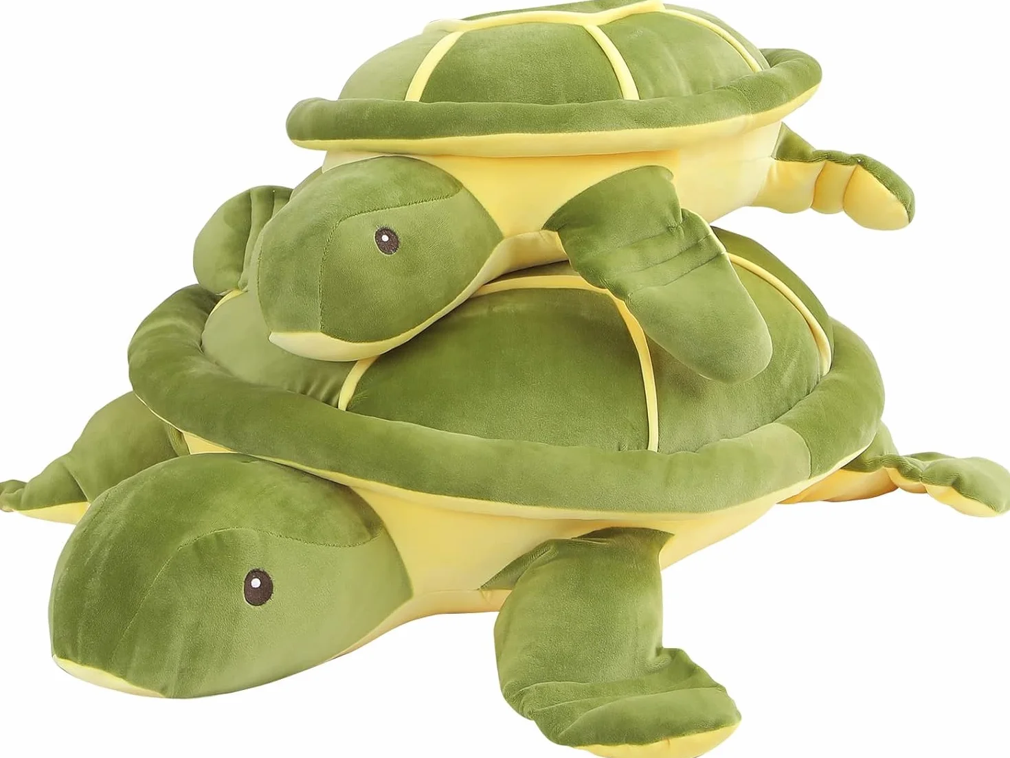 Dalmao 50 cm tartaruga grande e morbido cuscino con tartaruga jumbo, regalo per bambini, compleanno e Pasqua