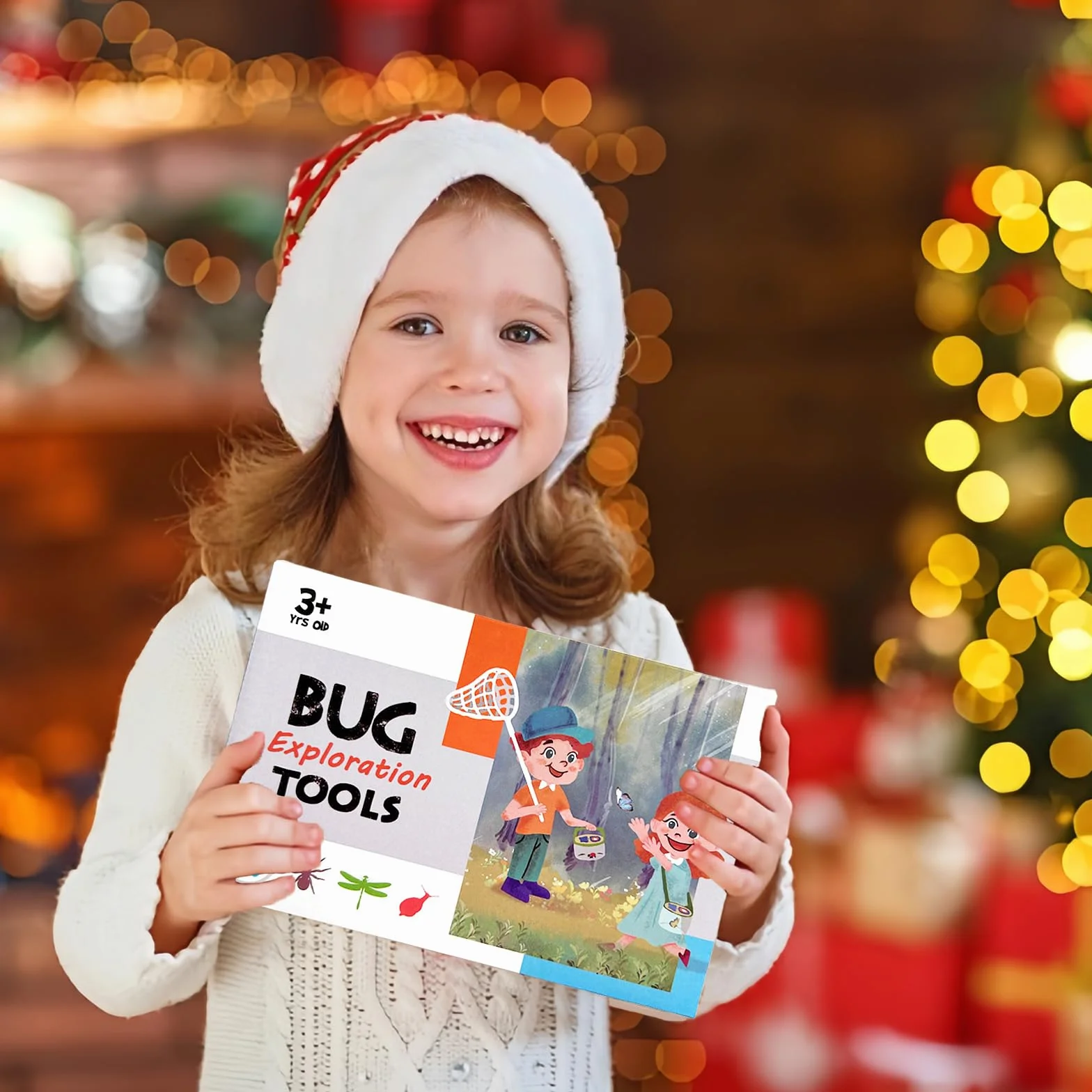 Set di Giocattoli per Esploratore All'aperto - 23 Pezzi Bambini Esploratore Set Con 12 Falsi Insetti, lente d'ingrandimento, Regalo di Compleanno per Bambini Giocattoli Educativi di Natale