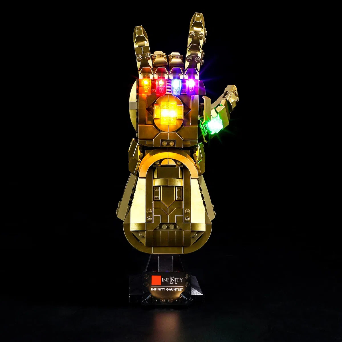 BRIKSMAX Kit di illuminazione a led per LEGO Marvel Guanto dell’Infinito - Compatibile con Lego 76191 Modello di blocchi predefiniti- Non includere il set Lego