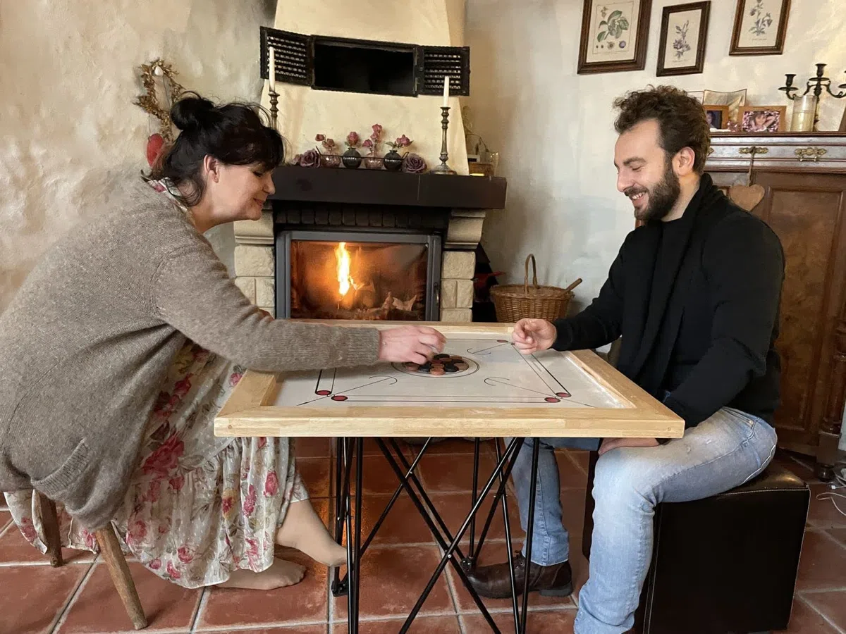 GICO Carrom Board Stand per tutte le tavole Carrom – 2118
