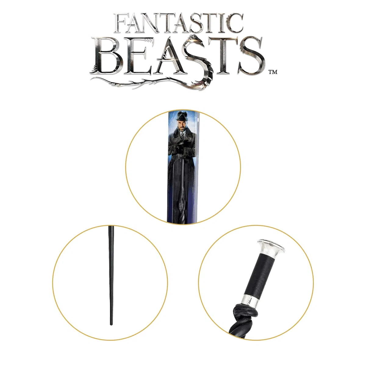The Noble Collection Albus Dumbledore Bacchetta (Scatola Finestra)