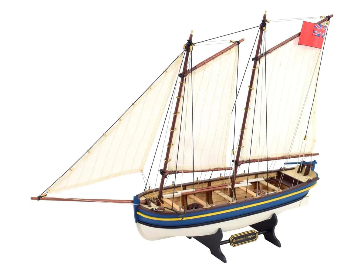 Artesanía Latina - Modellino per barche in legno - Gommone ausiliario HMS Endeavour - Modello 19005, Scala 1:50 - Modellini da assemblare - Livello principiante