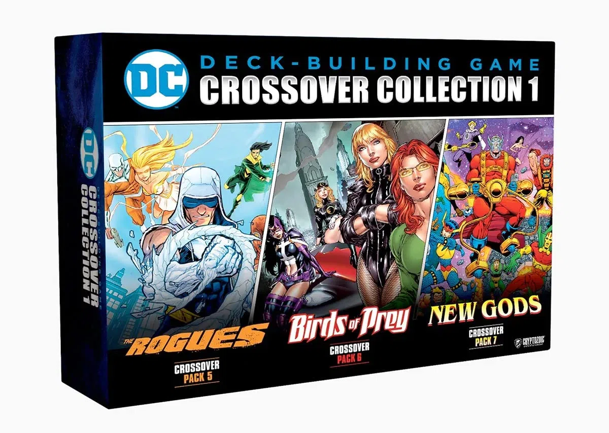 Cryptozoic | DC Deck-Building Game: Crossover Collection 1 Rogues, Birds, Gods | Espansione Gioco Di Carte | 2-5 Giocatori | 120 Minuti