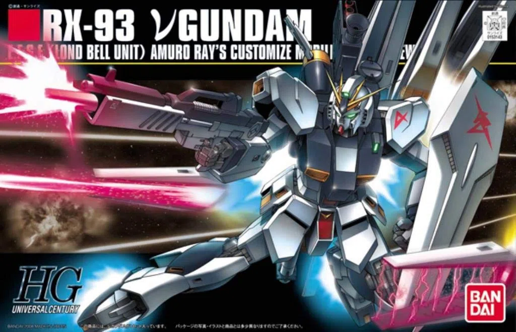 Bandai Hobby # 86 rx-93 Nu Gundam Hguc Action Figure