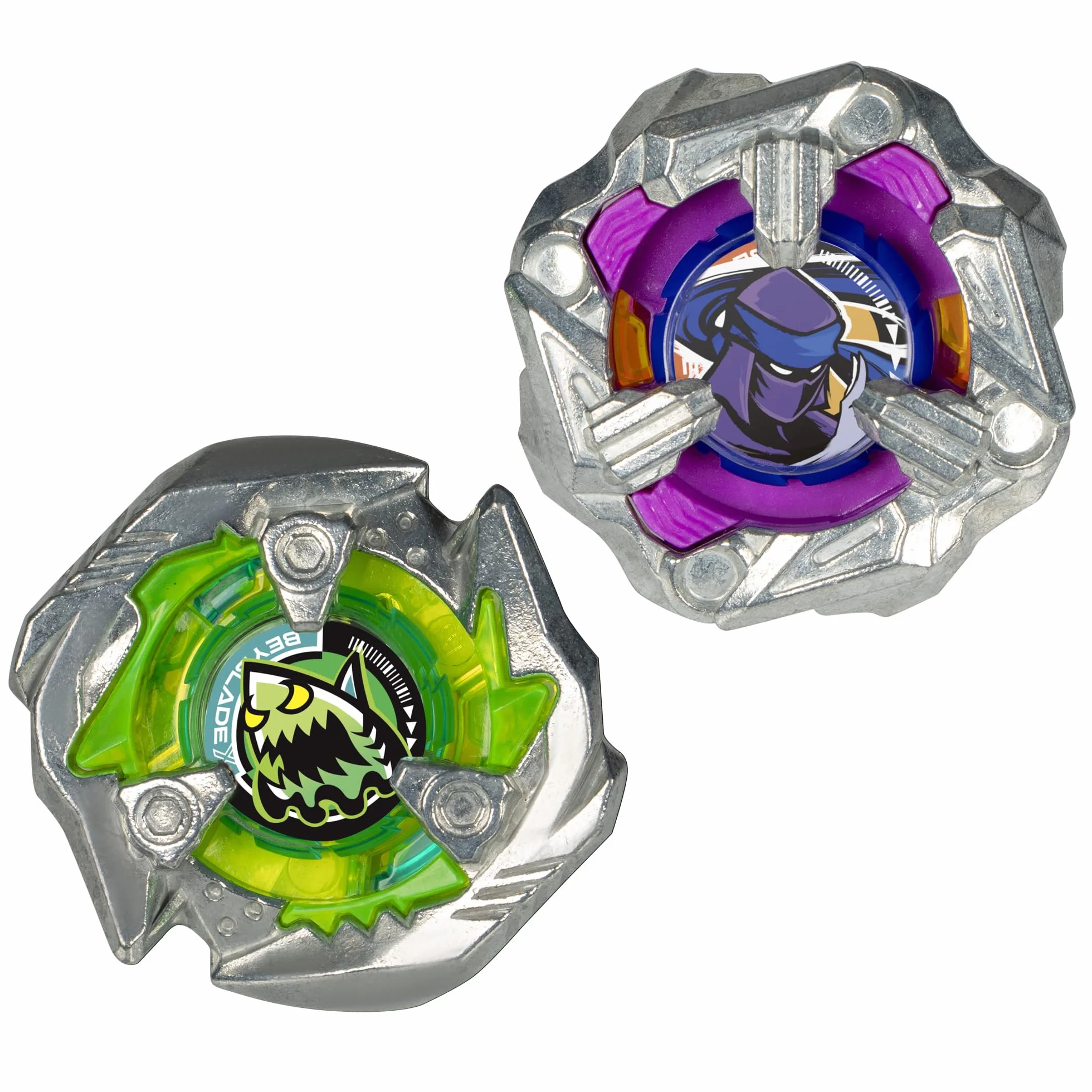 Hasbro Beyblade X con Knife Shinobi 4-80HN e Keel Shark 3-80F, Gioco di Strategia per Bambini e Famiglie con 2 Trottole Giocattolo, Giochi per Feste con Amici