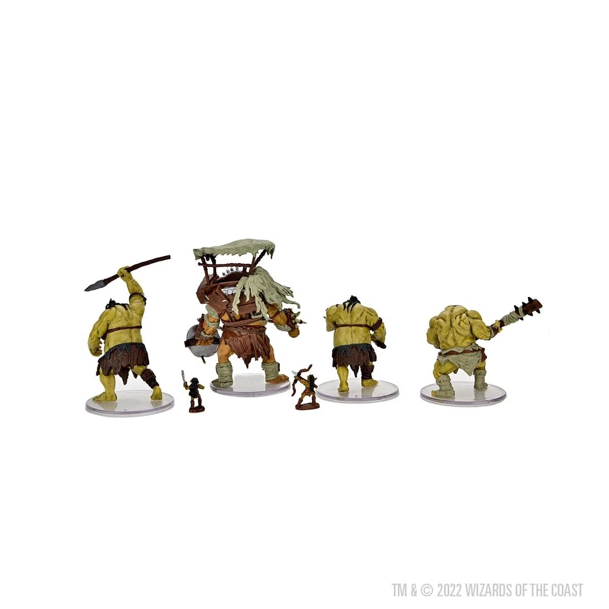 D&D Icons of the Realms pre-painted Miniatures Ogre Warband