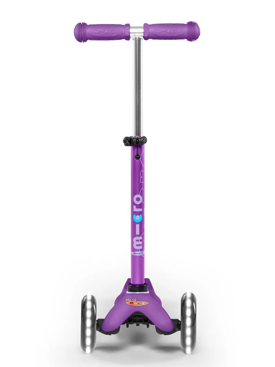 Micro Micro Deluxe - Monopattino per bambini con manubrio regolabile, ruote luminose, per ragazzi e ragazze