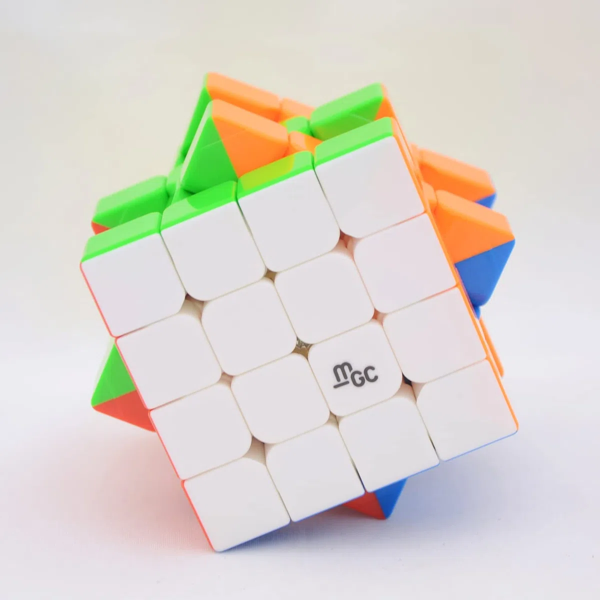 Bukefuno Yongjun MGC 4x4M - Cubo magnetico di velocità YJ MGC 4x4 M Puzzle magico cubo magnetico senza adesivi