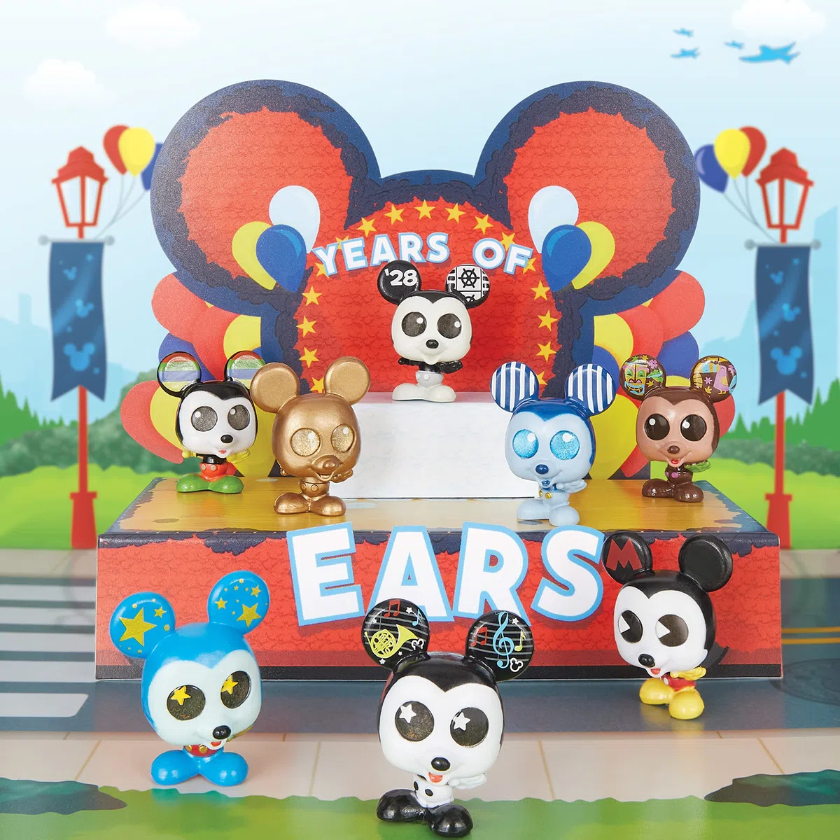 Just Play Disney Doorables Collezione Anni di Orecchie Mickey Mouse Peek