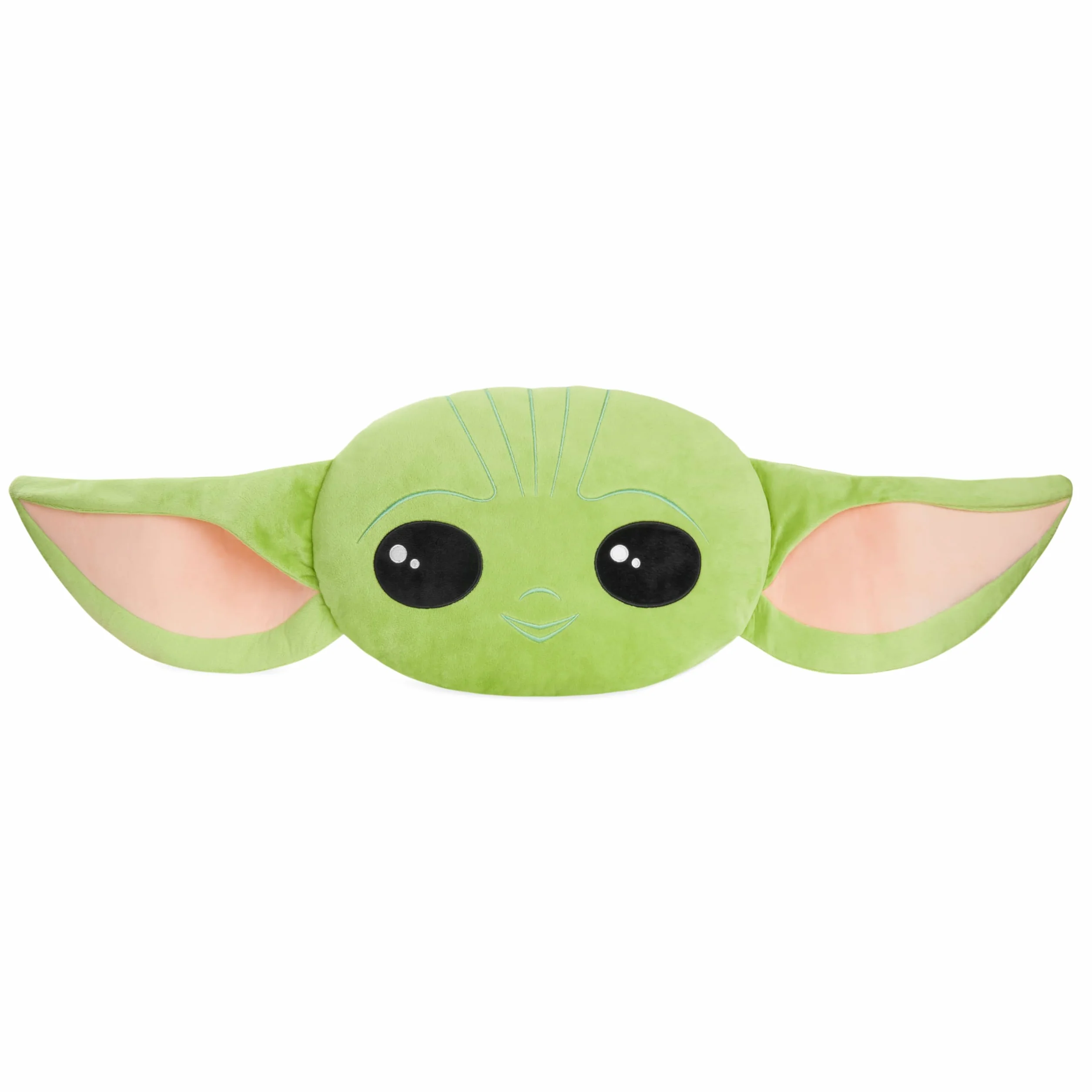 Disney Stitch Cuscini Peluche 3D Divertenti per Divano o Letto, Cuscino Decorativo per Bambini e Donne, Regali Bambini (Verde Baby Yoda)