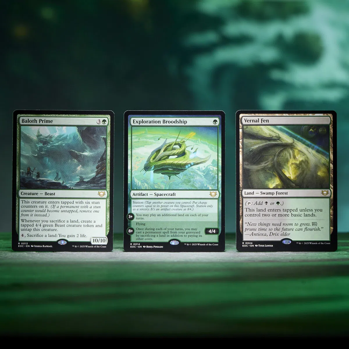 Magic: The Gathering Mazzo Commander di - Ai Confini dell'Eternità - Plasmatore del Mondo (mazzo da 100 carte, Collector Booster Sample Pack da 2 carte + accessori) (Versione Inglese)