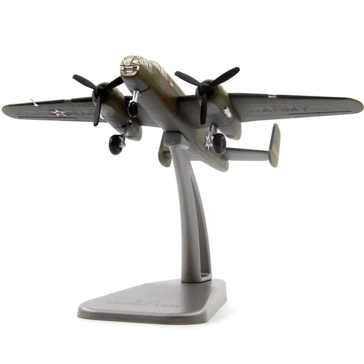 1:144 Modello di aeromobile, Lega B-25 Bomber Mitchell Modello di Aereo Militare Modello di Aereo per Collezione Regalo Display