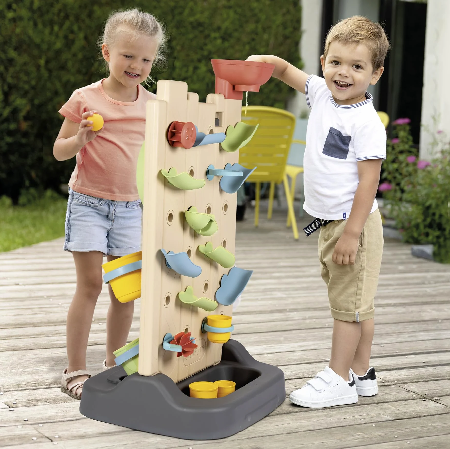 Smoby Life - Parete attività - 6 attività e 29 Accessori - Materiale Riciclato - dai 2 Anni in su - Prodotto in Francia