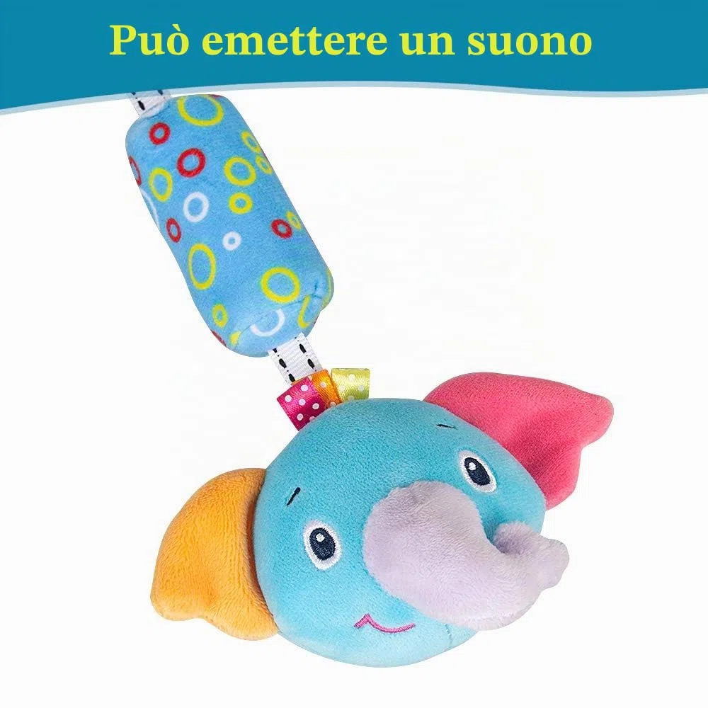 Caterbee Giocattoli per culla per neonati, Giocattoli per lettino e passeggino per neonati e bambini, Giocattoli per seggiolino auto ad arco per viaggi e Giocattoli per passeggino e carrozzina per