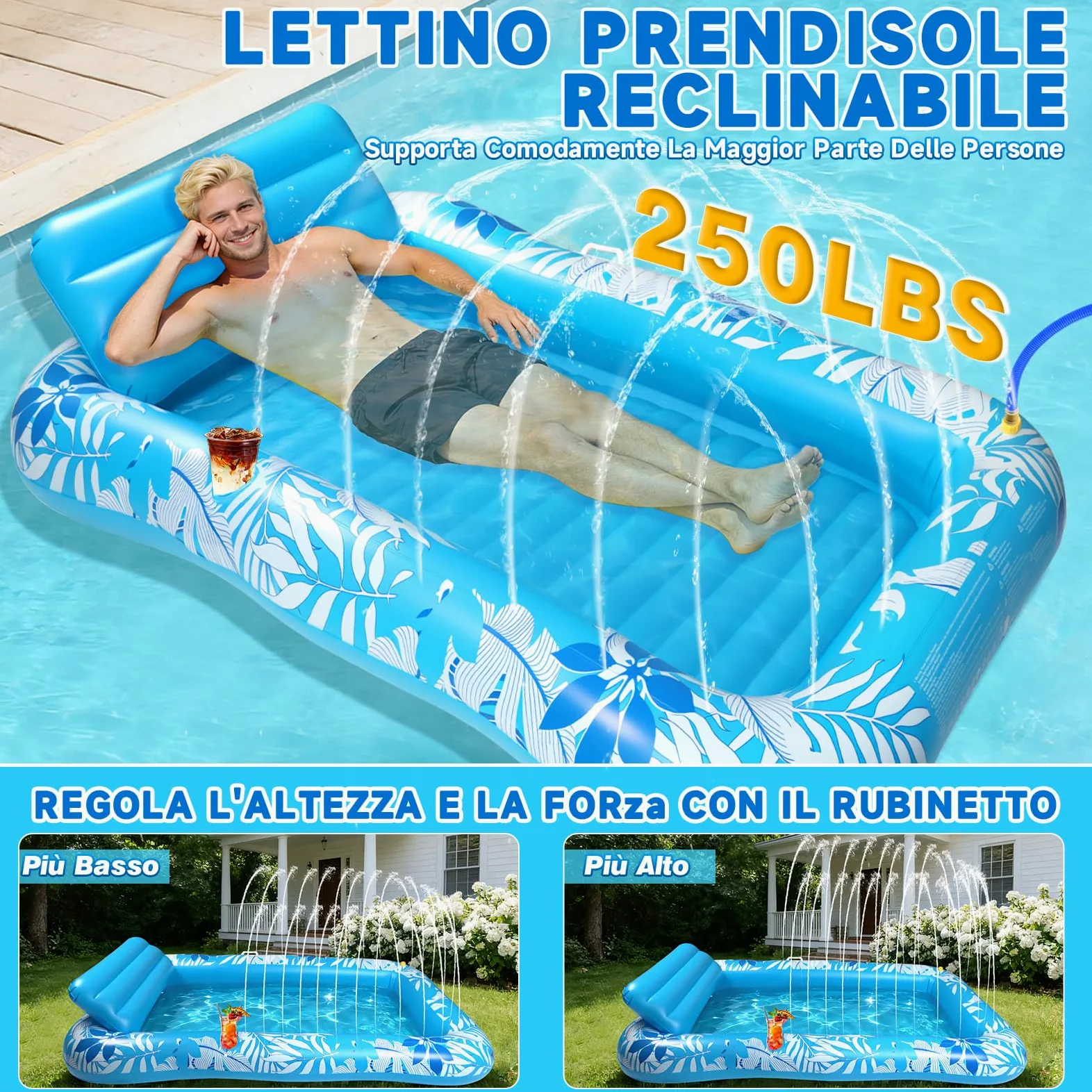 Materasso gonfiabile per piscina