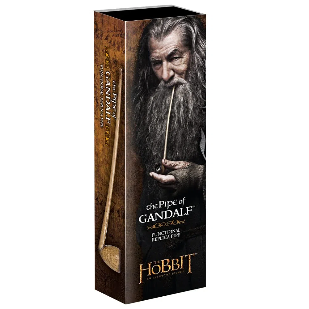 Noble Collection- Gandalf Pipe Il Signore degli Anelli Pipa Funzionale, Colore Marrone, NN1233