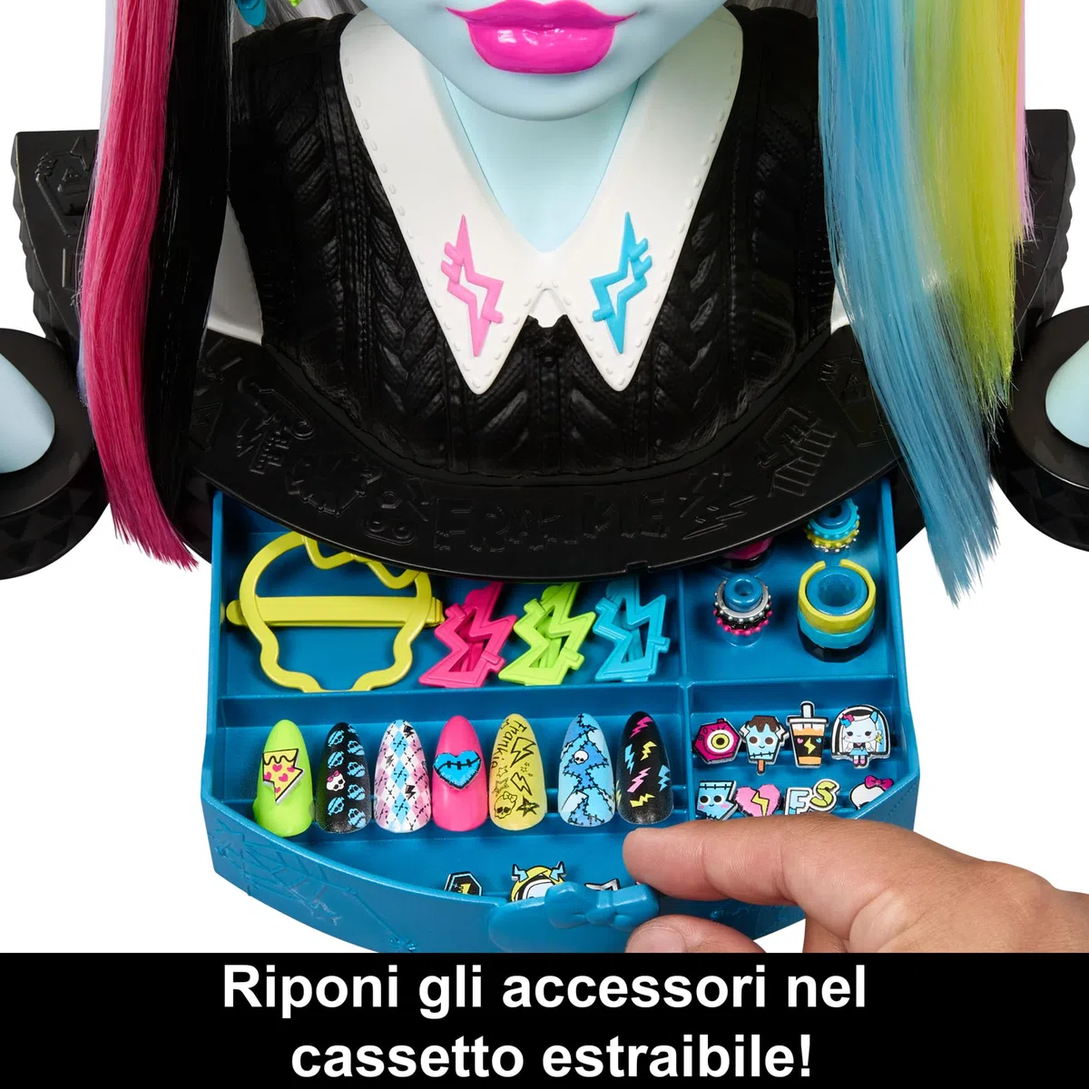 Monster High Bambola MH Frankie Styling Head