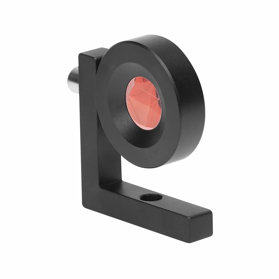 Sarini Mini Prisma a Tunnel da 90 Gradi L Bar Prisma di misurazione ad Angolo retto Placcato in Rame per apparecchiature di rilevamento della Stazione Totale Mini Prisma di precisione Compatto