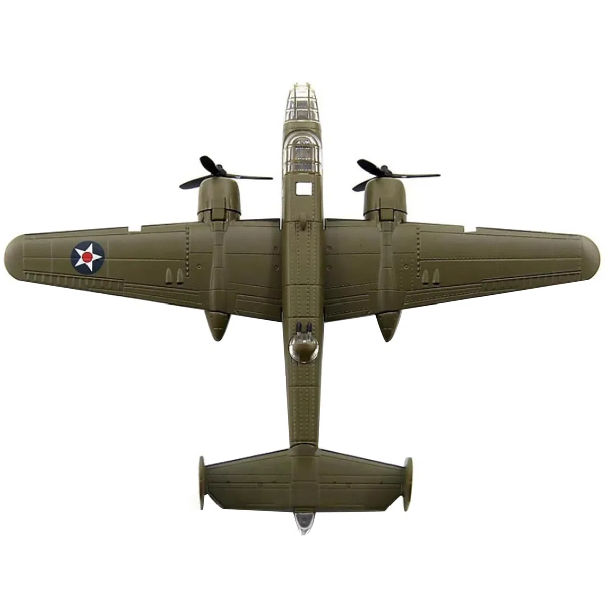 1:144 Modello di aeromobile, Lega B-25 Bomber Mitchell Modello di Aereo Militare Modello di Aereo per Collezione Regalo Display
