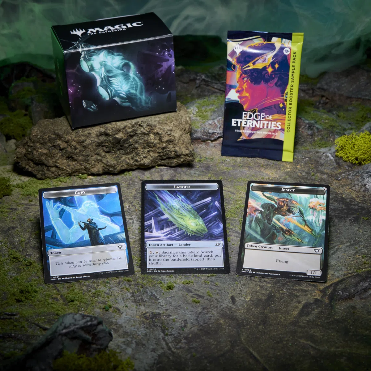 Magic: The Gathering Mazzo Commander di - Ai Confini dell'Eternità - Plasmatore del Mondo (mazzo da 100 carte, Collector Booster Sample Pack da 2 carte + accessori) (Versione Inglese)