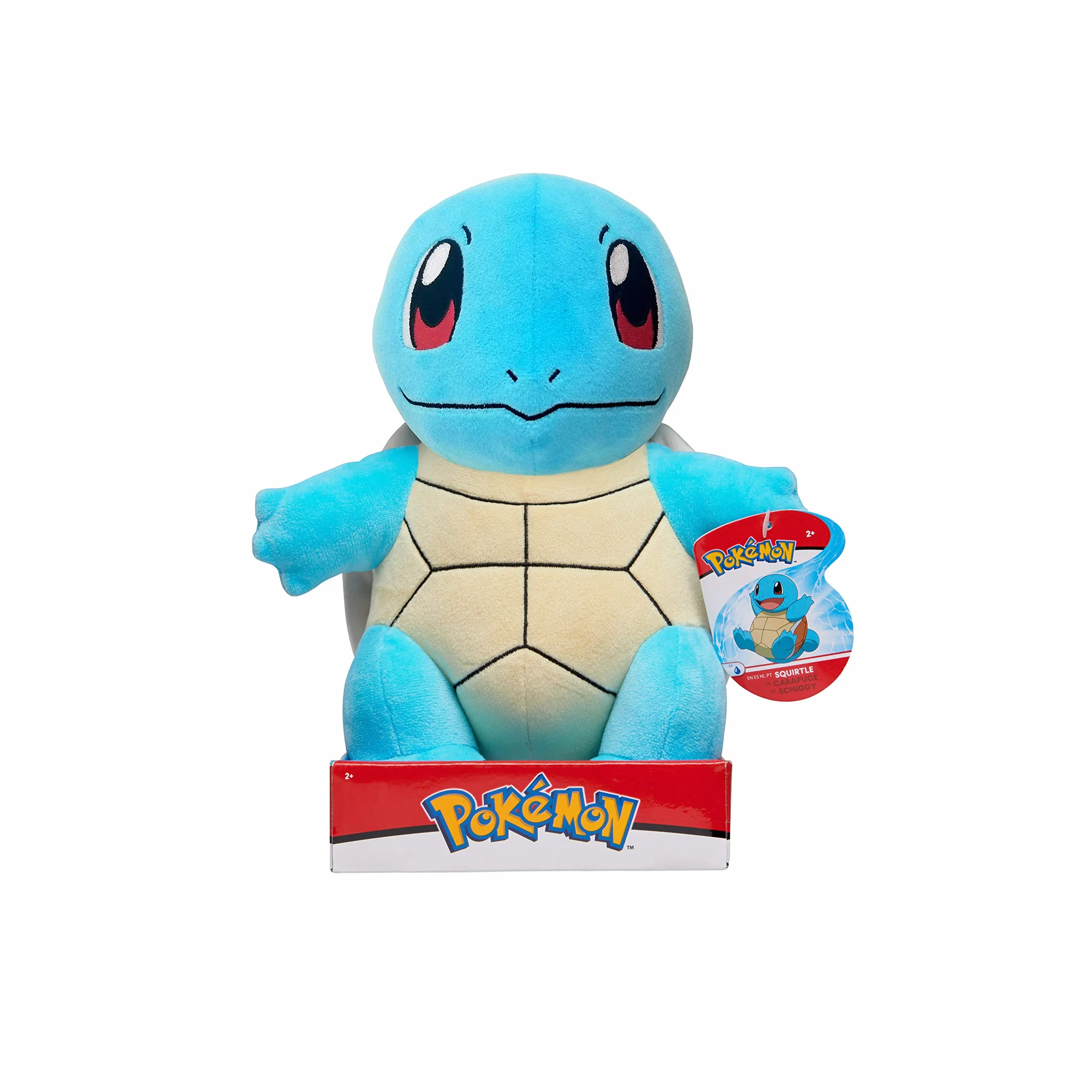 Pokémon Peluche Giganti Squirtle 30 cm - Pupazzi Nuova Ondata 2021 – Peluche Autentici Ufficiali Giocattoli